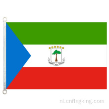 90*150cm Equatoriaal-Guinea nationale vlag 100% polyester
